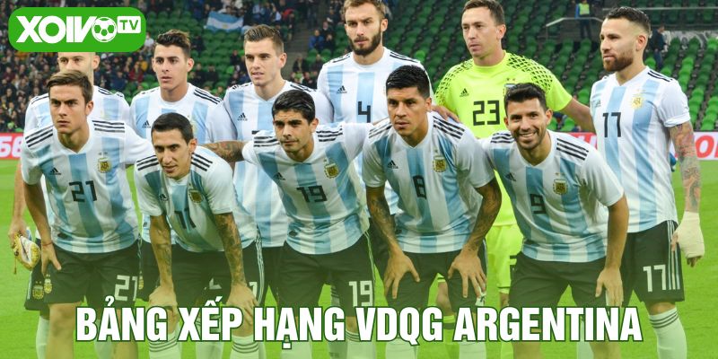 Bảng xếp hạng VDQG Argentina