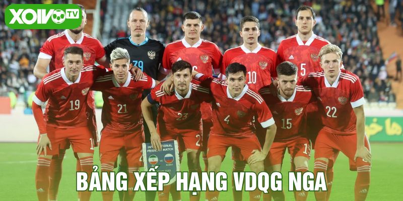 Bảng xếp hạng VDQG Nga