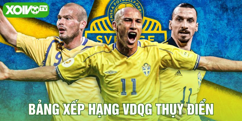 Bảng xếp hạng VDQG Thụy Điển