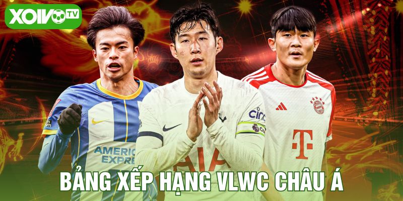 Bảng xếp hạng VLWC châu Á