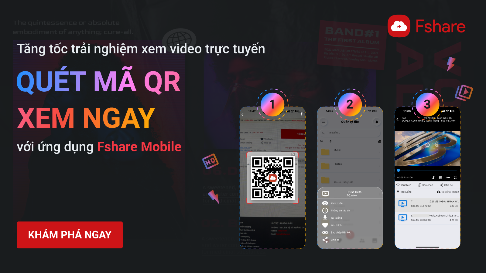Trải nghiệm xem trực tuyến tiện lợi